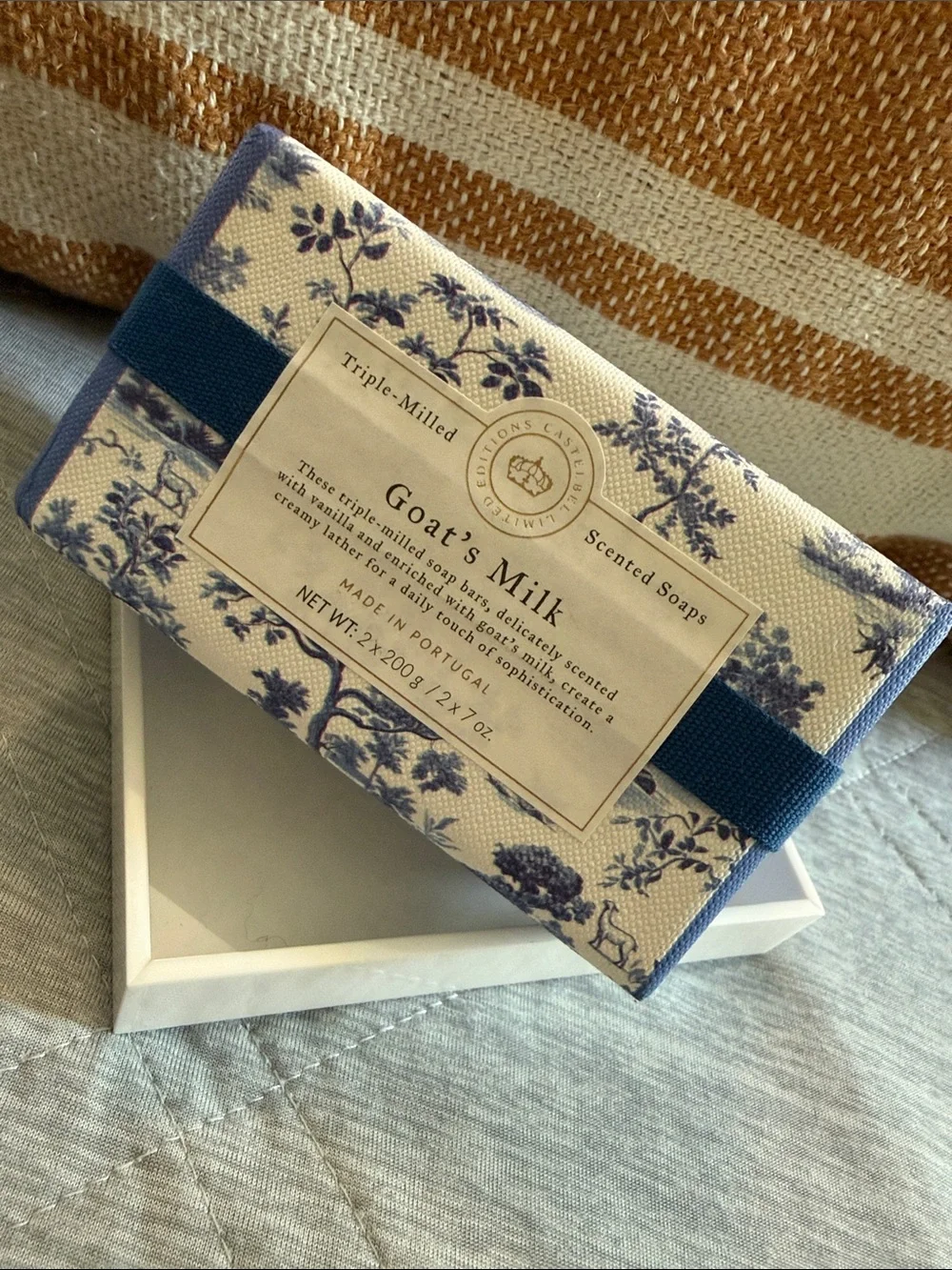 Castelbel Luxury Bath Bar Soap Set -  10.5oz - Made in Portugal